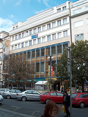 Česká spořitelna, ulice Na Příkopě, Praha 1