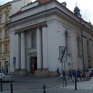 Kostel svatého Kříže, ulice Na Příkopě, Praha 1